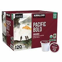 Kirkland Signature Pacific Bold Coffee K Cups, Dark Roast - 120 count, 3... - $48.90