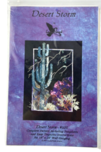 Lady Hawk Designs Pattern Wall Hanging Cactus Desert Storm 18x24 in No. 103 1997 - £15.06 GBP