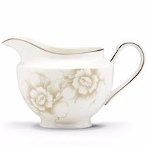 Lenox Blush Silhouette Creamer White Floral Design Platinum Accents Gift NEW - £24.25 GBP