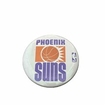 Vintage 70s Phoenix Suns Button Pin NBA 3.5&quot; Wide Made in USA - $12.00