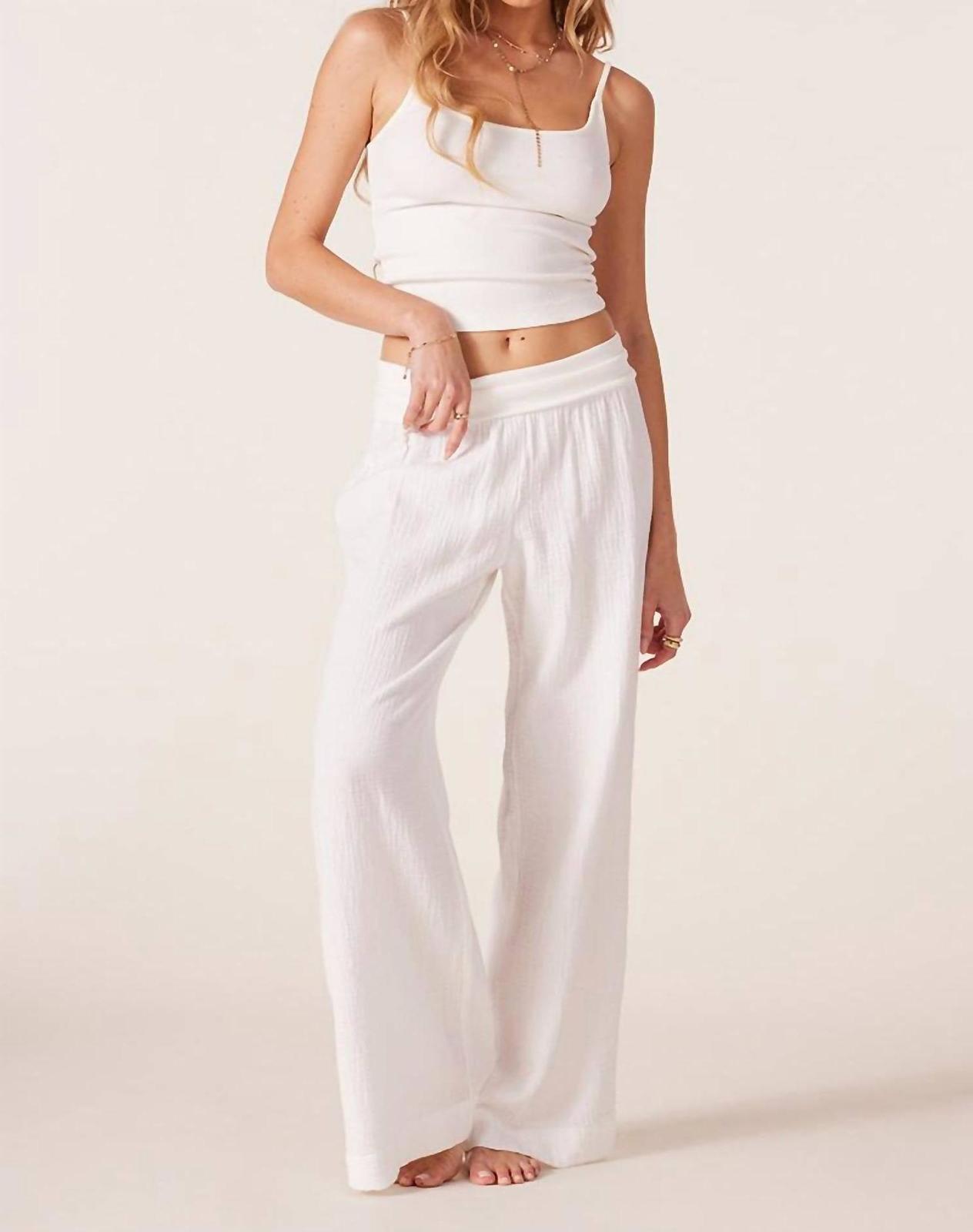 Bobi Cropped Wide Leg Pant Size M - $58.41