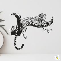 Brazil Pantanal Jaguar Wall Sticker, Cheetah Panther Animal Decal For Ho... - $27.41+
