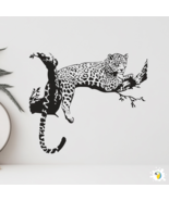 Brazil Pantanal Jaguar Wall Sticker, Cheetah Panther Animal Decal For Ho... - $37.52 CAD+