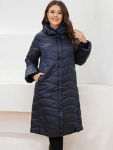 Cinemore Women&#39;s Jacket Casual Loose Oversize Parka Women Coat Long with Coil St - £96.76 GBP