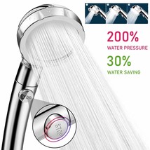 High Pressure Shower Head 360 Rotating Handheld Water Saving Nozzle - £14.82 GBP
