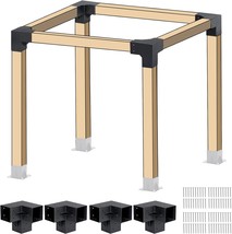 Pergola Kit Elevated Wood Stand Kit Woodwork For 4&quot;X 4&quot; (Actual 3.6 X 3.6 Inch), - £52.27 GBP