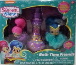 Shimmer &amp; Shine Squirters Bath Time Friends Refillable Soap Dispenser Se... - $36.95 CAD