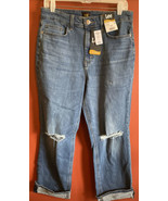 Lee Women&#39;s Jeans Blue - BOYFRIEND - HIGH RISE - DARK SAND - size 16M 11... - £8.55 GBP