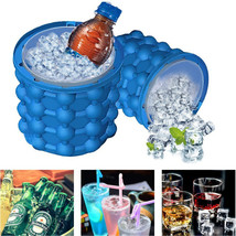 New Champagne Container Silicone Bucket Saving Ice Cube Maker - £46.50 GBP