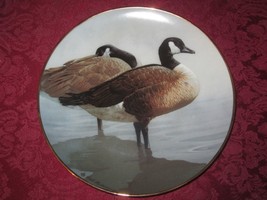 Canada Geese Collector Plate Rod Lawrence Hamilton Colln Wildlife Goose Bird - $24.99