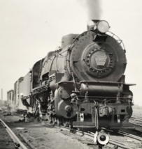 Pennsylvania Railroad PRR #6995 Locomotive Train Photo Chicago IL 1948 - £14.52 GBP