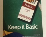 1998 Basic Cigarettes Vintage Print Ad Advertisement pa14 - £5.53 GBP