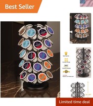 Classic Black K Cup Storage Carousel - Holds 40 Pods, No Assembly Required - $42.00