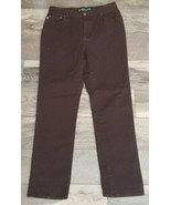 RALPH LAUREN JEANS Womens Authentic Denim Outfitters Brown Pants Size 8 - £18.29 GBP