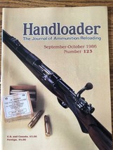 HANDLOADER AMMUNITION RELOADING JOURNAL SEPT - OCT  1986 - $6.30