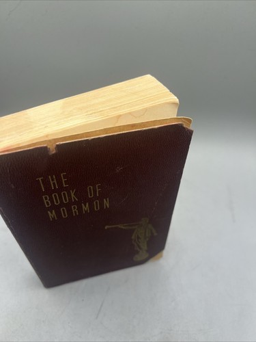 The Book of Mormon, 1950, Copyright 1948, The Hand of Mormon Upon Plates Vintage Item image 15