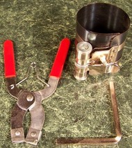 7&quot; Piston Ring Compressor &amp; Installer Tool Kit Spring Steel Construction New - $19.99