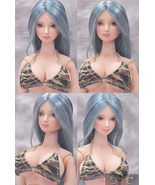 1:6 scale 27 cm customize doll series blue hair big bust body flesh skin... - $389.99