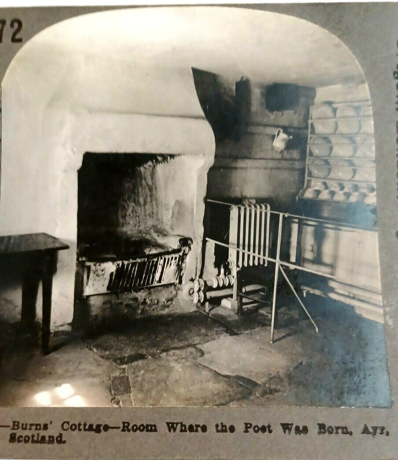 Scotland Ayr Robert Burns Birthplace Home House Poet Cottage Keystone St... - $2.92
