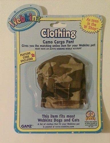 Webkinz Clothes - Camo Cargo Pant - $5.93