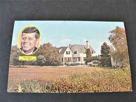 President Kennedy&#39;s Summer Home-Hyannis Port, Massachusetts-1970s Postcard. - £7.02 GBP