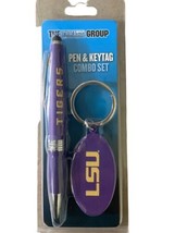 LSU Tigers Pen and Keychain Combo Set by Fanatic Group. Refillable Sealed - £12.51 GBP