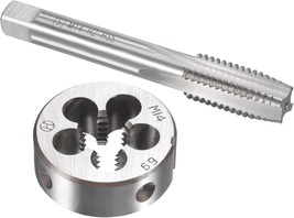 Uxcell&#39;S M14 X 2Mm Metric Tap And Die Set Includes An Alloy Tool Steel R... - £27.74 GBP