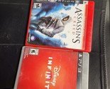 LOT OF 2: Disney Infinity (3.0 Edition) + ASSASSIN&#39;S CREED GH ( PlayStat... - $5.93