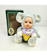 Geppeddo Cuddle Kids Marty Mouse Plush Doll Porcelain Face 9&quot; Box &amp; Tags... - £15.63 GBP