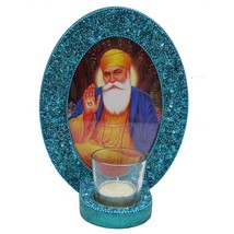 Guru Nanak Dev ji Photo Frame with Tealight Cup for Gift-Worship- 17 x 2... - £39.56 GBP