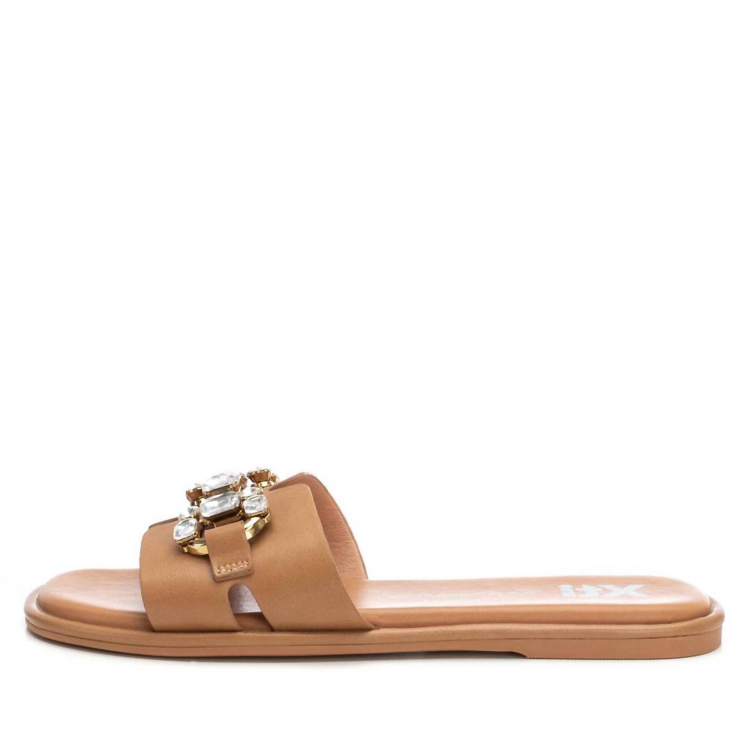 Xti Women&#39;s Flat Sandals Camel - $68.00