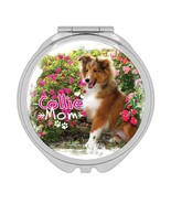 Collie Mom Flowers Garden : Gift Compact Mirror Dog Puppy Pet Animal Cute - $18.23 CAD