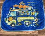Scooby Doo Mystery Machine Fleece Throw Blanket 47”x36” - £15.22 GBP