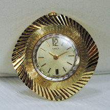 Vintage Timex Ladies Goldtone Jewelry Pendant Watch Necklace Model 59202367 - £15.69 GBP