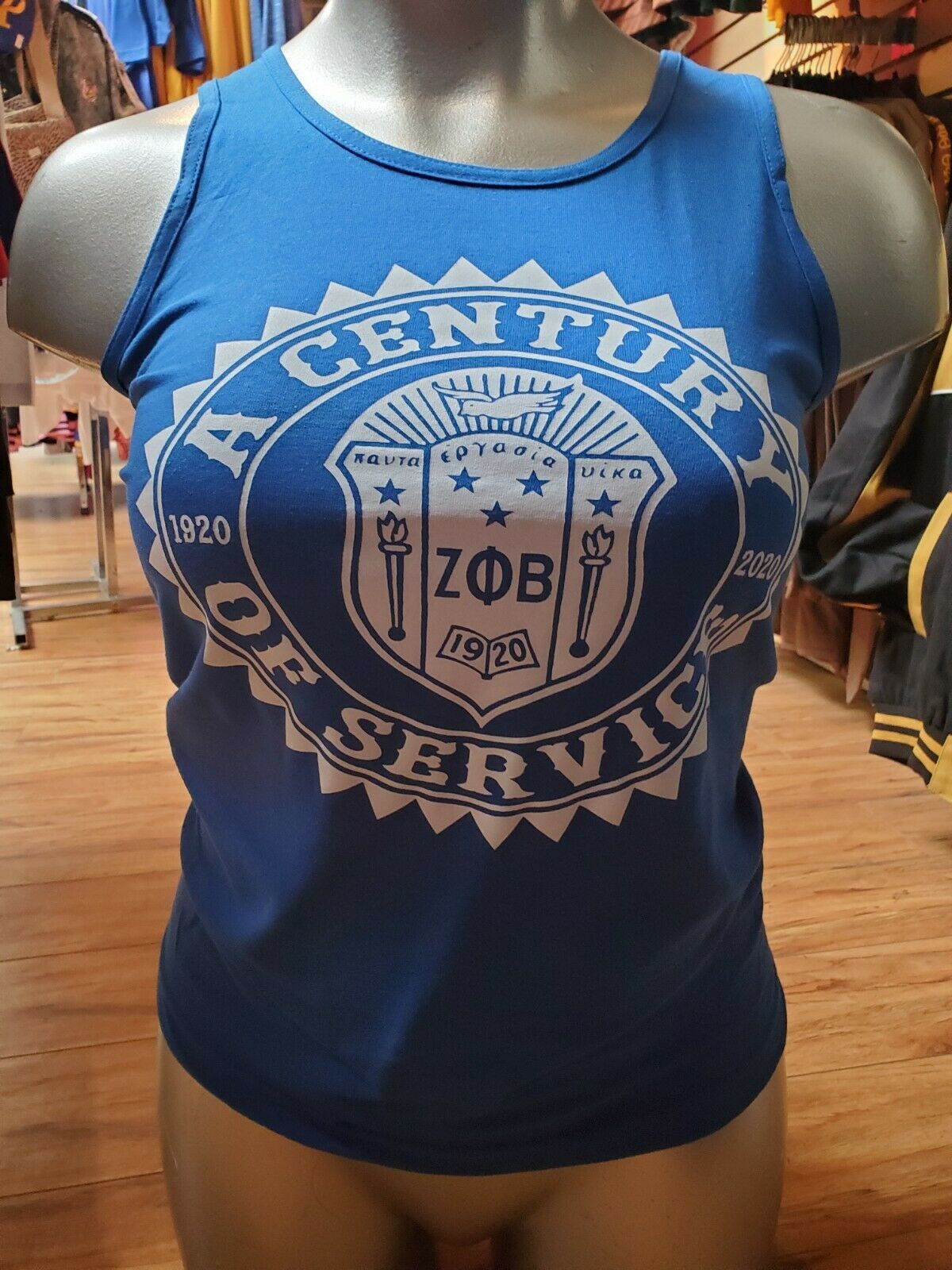 ZETA PHI BETA SORORITY TANK TOP 100 Year Centennial Zeta Phi Beta Tank Top - $19.20