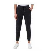 Mondetta Women&#39;s Plus Size XXL Black Fleece Sweatpants Lounger Joggers NWT - £11.25 GBP