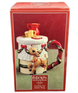 LENOX "RUDOLPH THE RED-NOSED REINDEER" COOKIES FOR SANTA PORCELAIN MUG W... - $15.83