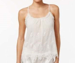 Flora Nikrooz Womens Ophelia Embroidered Camisole Color Ivory Size M - £47.01 GBP