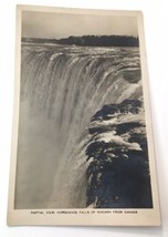 Partial View Horseshoe Falls of Niagara Falls From Canada PC F.H. Leslie England - £2.80 GBP