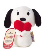 Itty Bittys Hallmark Peanuts Snoopy Holding Heart Happy Heart Snoopy Plu... - $11.50