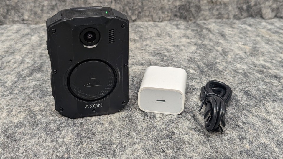 Axon Body 3 AX1023 Body Camera - Online - Powers &amp; Records + Charger - $369.99