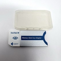Sandisk Memory Stick Duo Adapter 20-90-00125 Blue TESTED - €12,68 EUR
