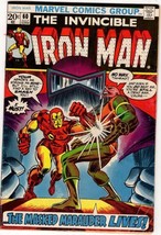 Iron Man #60 (1973) 20 Cents- Very Good In Cardboard Back In Plastic - £10.91 GBP