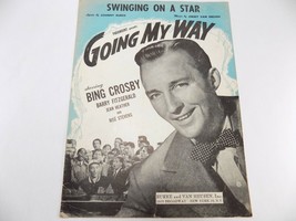 Vintage Sheet Music 1944 Swinging On A Star From Going My Way W/ Bing Crosby - £7.11 GBP