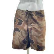 Volcom Swim Shorts Camo Medium Length Board-shorts / Trunks Men&#39;s Size 38 - £9.31 GBP