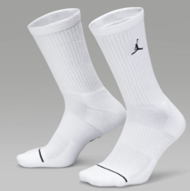 Nike Jordan Everyday Crew Socks 3 Pairs Sports Casual Socks White NWT DX... - £28.95 GBP