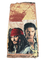 Disney Pirates Of The Caribbean Beach Towel Johnny Depp Orlando Bloom 29... - £22.32 GBP