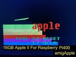 16 GB Microsd Card Exclusive Apple II  Hard Drive for Raspberry Pi 400 - $39.00