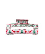SQUARE CHRISTMAS CLAW CLIP - $7.49