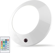 Biglight Battery Operated Led Ceiling Light, Remote Controlled, 12 Color, 2 Pack - $42.98